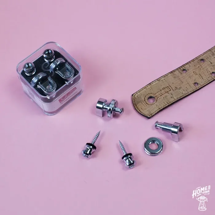 Schaller – S-Lock Security Strap Lock set – Chrome