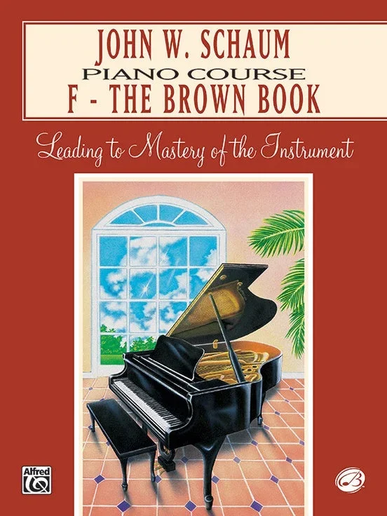 Schaum Piano Course, F – The Brown Book