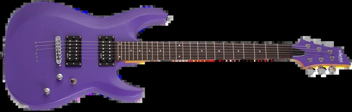 Schecter C-6 Deluxe Satin Purple