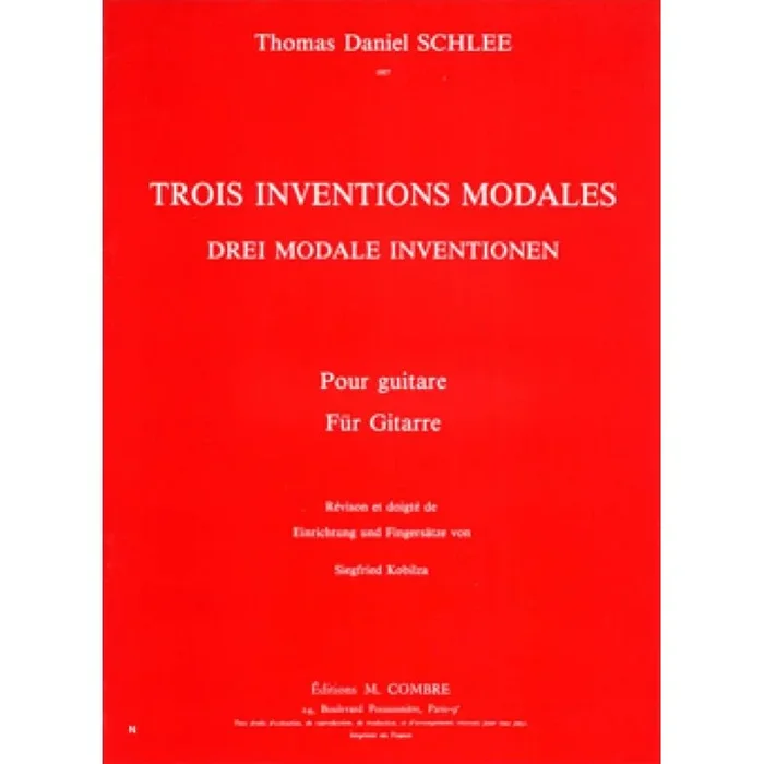 Schlee, Thomas Daniel – Inventions modales (3)