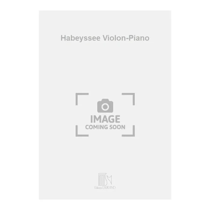 Schmitt, Florent – Habeyssee Violon-Piano