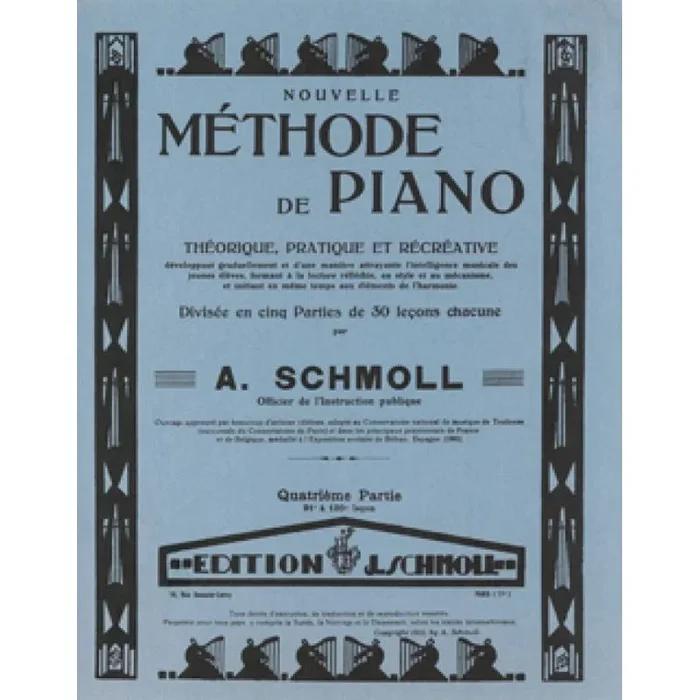 Schmoll, A. – Méthode de piano Vol.4