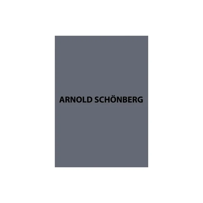 Schoenberg, Arnold – Works for String Orchestra II