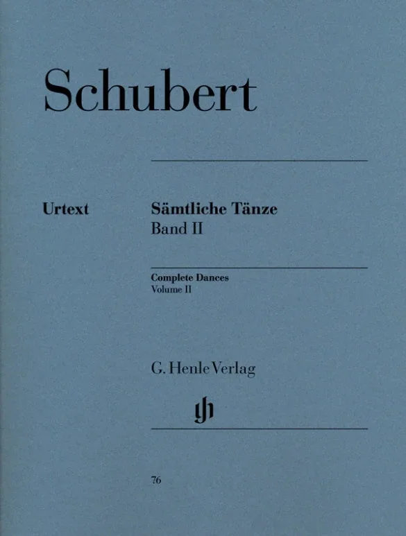 Schubert: Complete Dances, Volume 2 for Piano Solo