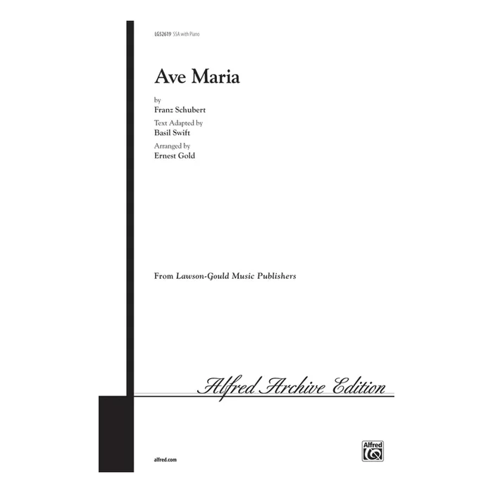 Schubert, Franz – Ave Maria (Op. 52, No. 6)