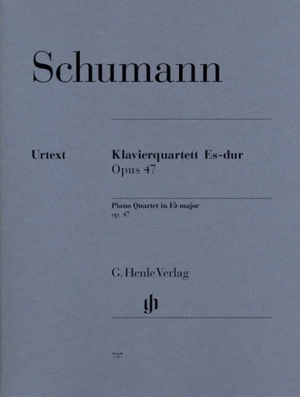 Schumann: Piano Quartet in E-flat Op 47 Score & Parts