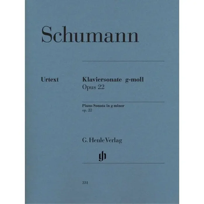 Schumann, Robert Piano Sonata in g minor op. 22