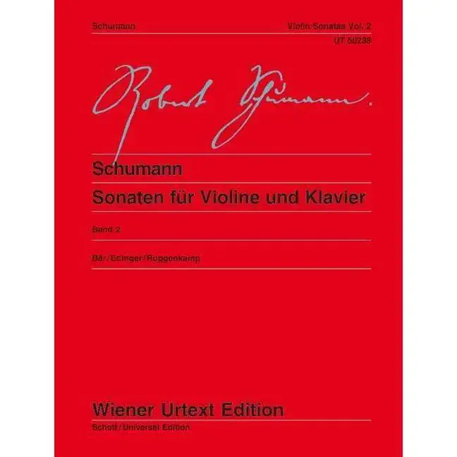 Schumann Sonatas for Violin and Piano