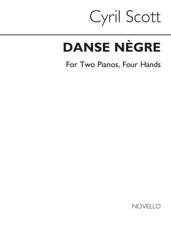 Scott Danse Negre 2 Piano Version(Arc) (Softcover Book)