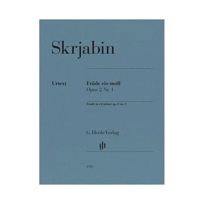 Scriabin, Alexander Nikolayevich – Etude c sharp minor op. 2/1