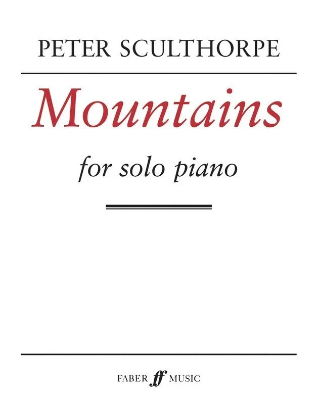 Sculthorpe – Mountains Piano (Softcover Book)