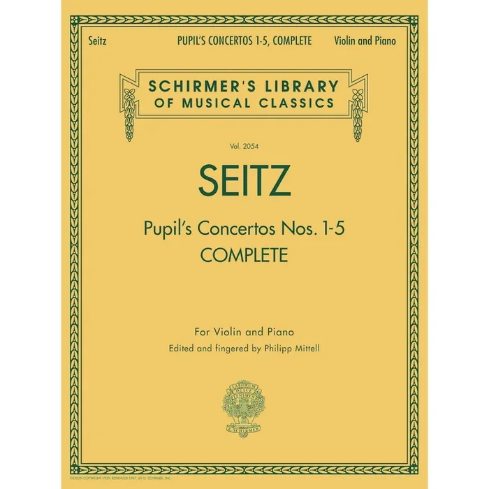 Seitz, Friedrich – Pupil’s Concertos, Complete