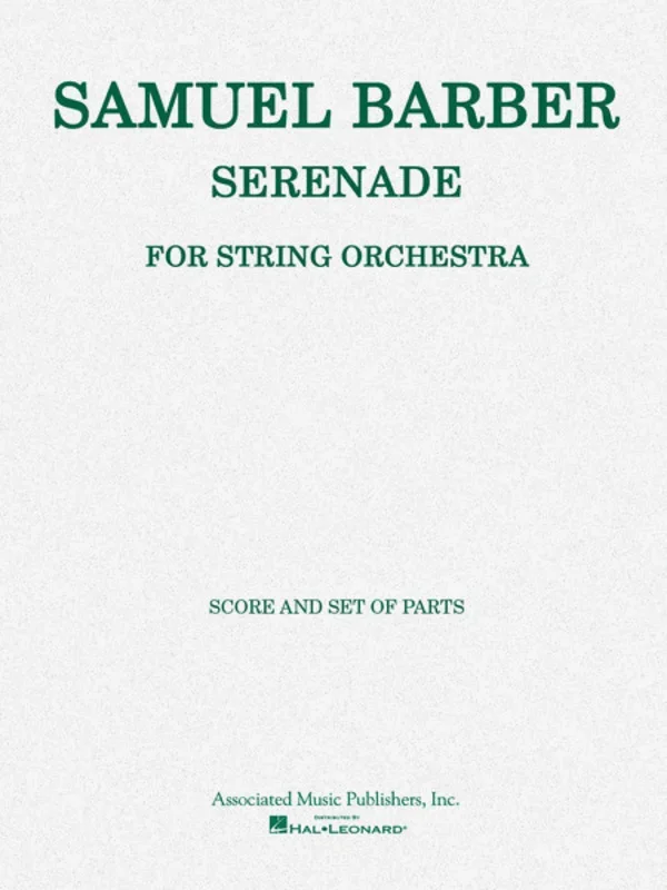 Serenade For Strings – So Score/Parts