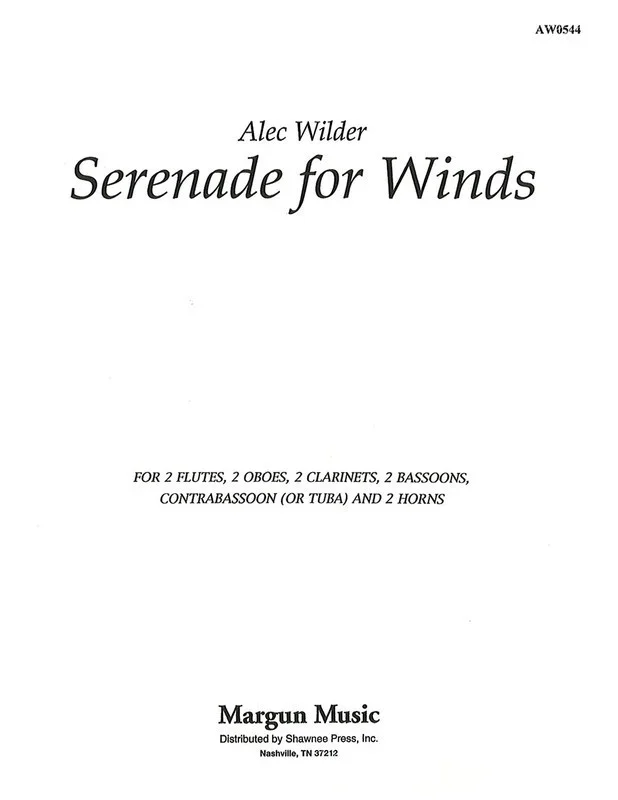 Serenade For Winds Wind Ensemble Book