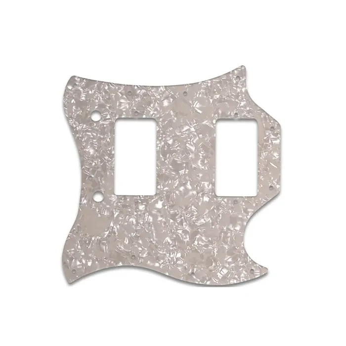 SG Full Face 1963-1970 – Aged Pearl White/Black/White 3 ply Lamination