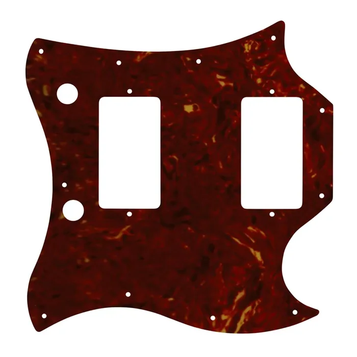 SG Full Face 1963-1970 – Light Brown Celluloid Tortoiseshell White/Black/White 4 ply Lamination