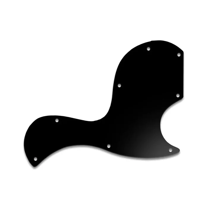 SG Junior – Matte Black .090″ / 2.29mm thick, with bevelled edge.