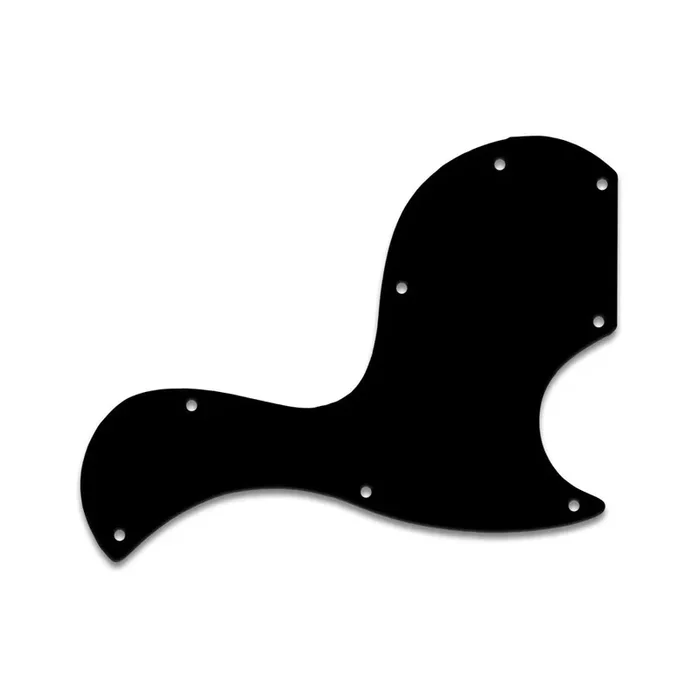 SG Junior – Thin Shiny Black .060″ / 1.52mm Thickness, No Bevelled Edge