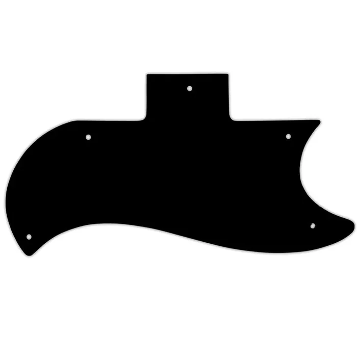 SG Original 1961-1970 Half Face – Thin Shiny Black .060″ / 1.52mm Thickness, No Bevelled Edge