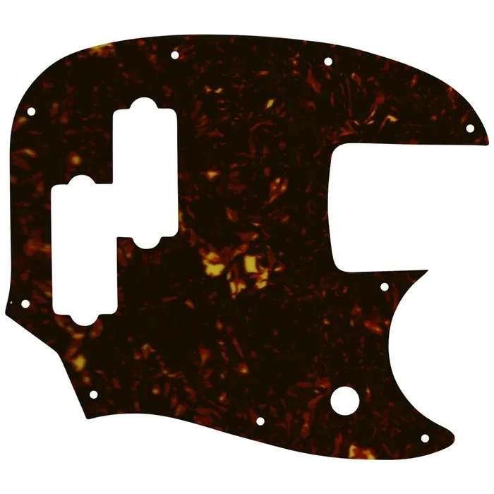 Short Scale Mustang Bass PJ – Dark Brown Celluloid Tortoiseshell W/B/W Lamination