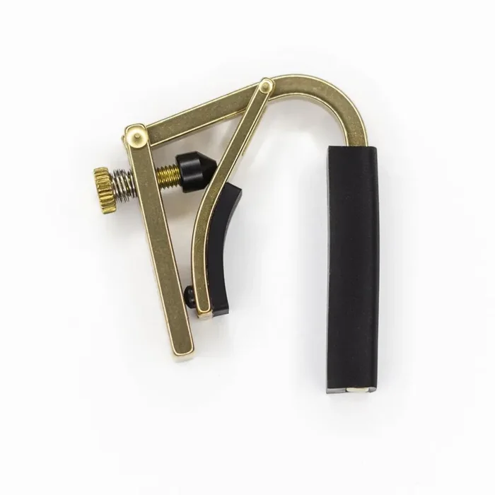 Shubb C1b Electric & Acoustic Guitar Capo, Brass Finish
