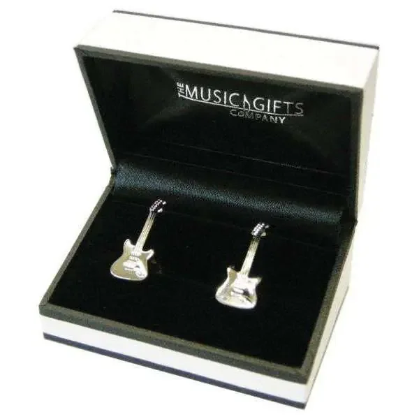 Silver Plated Musical Cufflinks