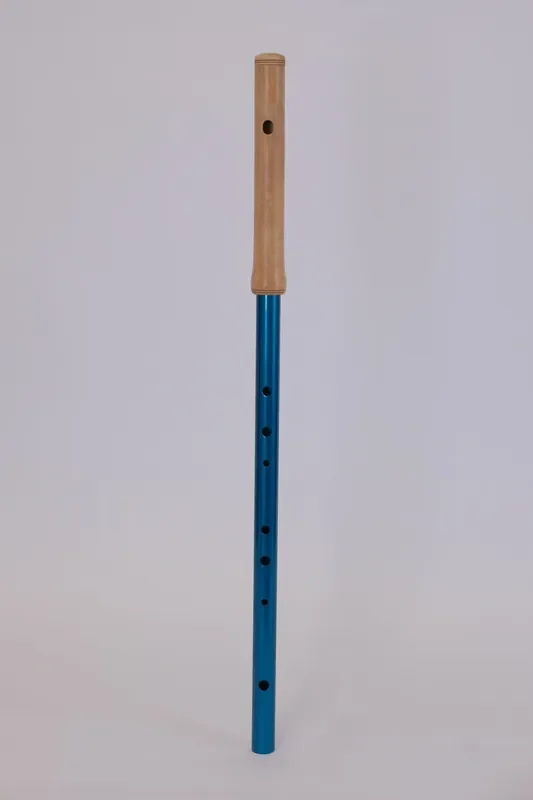 Silverwood Flute – Boxwood Head, Blue Body