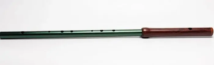 Silverwood Flute – Pau Rosa Head, Green Body