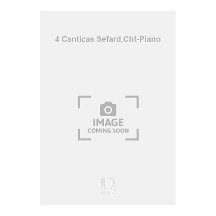 Simoni – 4 Canticas Sefard.Cht-Piano