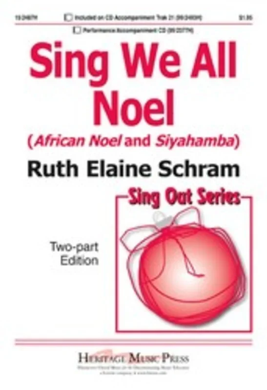 Sing We All Noel 2 Part/Piano Opt Percussion