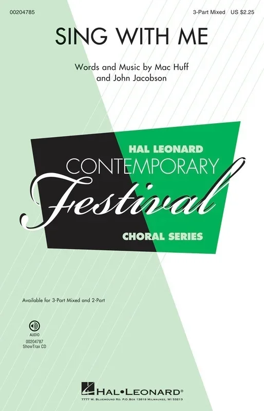 Sing With Me 3 Part Mixed (Octavo)