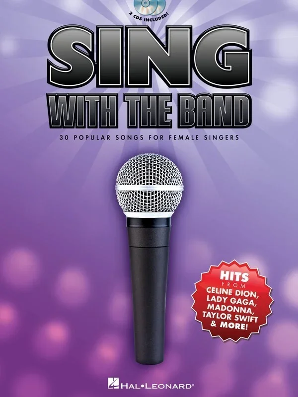 Sing With The Band Female Edition Book/2CD (Softcover Book/CD)