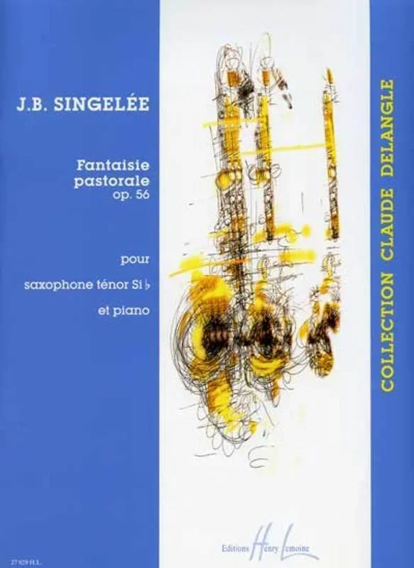 Singelee – Fantaisie Pastorale Op 56 Tenor Sax/Piano (Softcover Book)