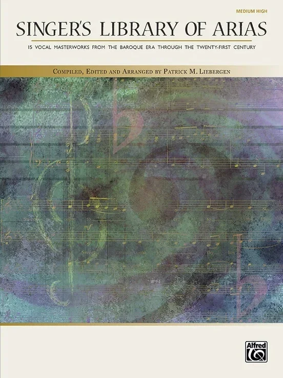 Singers Library Of Arias Med High Voice Book