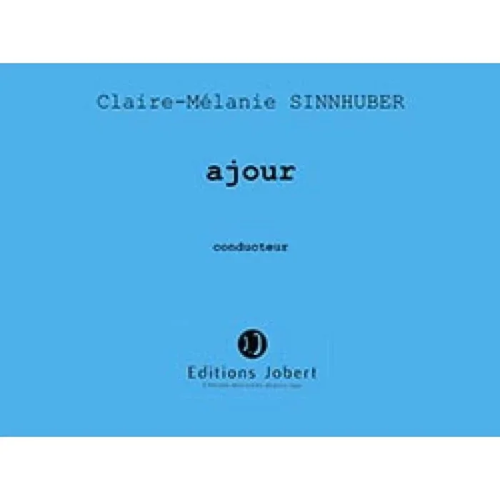 Sinnhuber, Claire-Mélanie – Ajour
