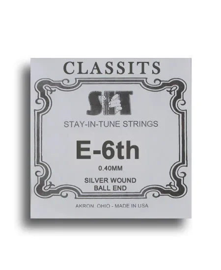 SIT Classits Silver Wound Classical Guitar Single String (E-6th)