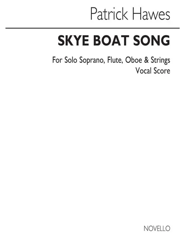Sky Boat Song Vocal Sc