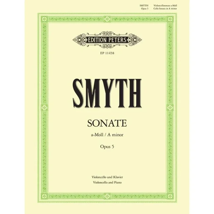 Smyth, Ethel – Violoncellosonate a-moll op. 5