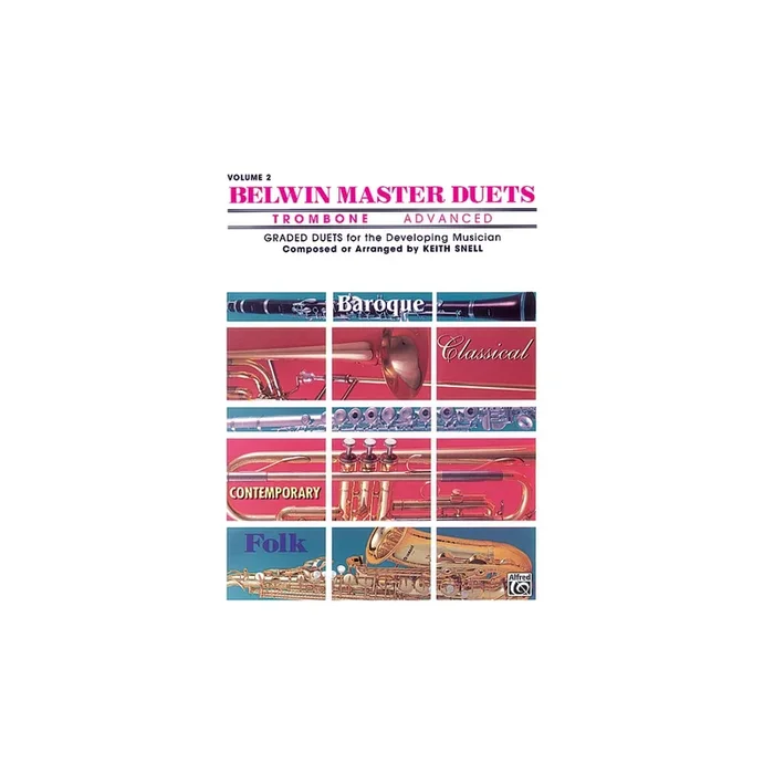 Snell, Keith – Belwin Master Duets (Trombone), Advanced Volume 2