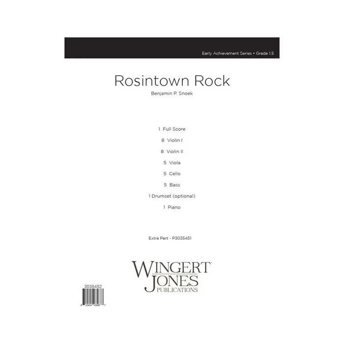 Snoek, Ben – Rosintown Rock