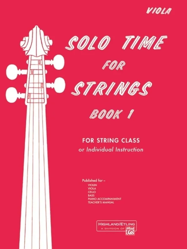 Solo Time For Strings Bk 1 Viola Softcover Book (Viola)