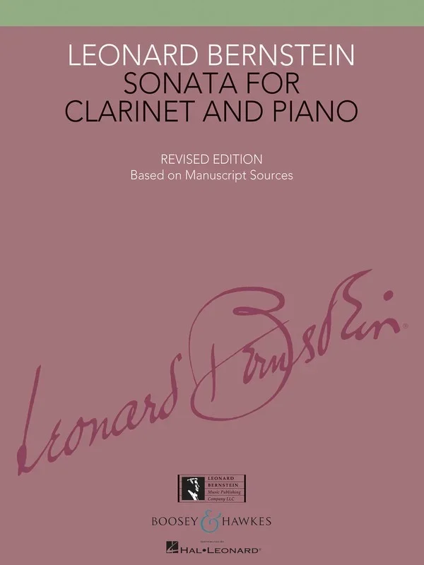 Sonata For Clarinet And Piano Revised Book