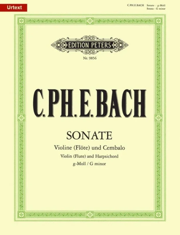 Sonata G Min Violin (Or Fl)/Piano (Softcover Book)