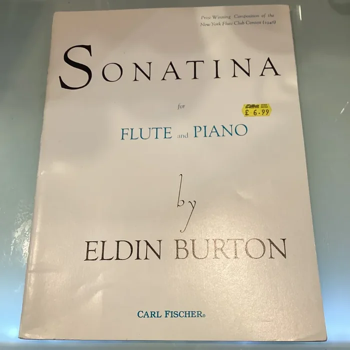 Sonatina for Flute and Piano – Eldin Burton
