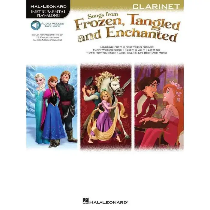 Songs From Frozen, Tangled & Enchanted (for Clarinet)