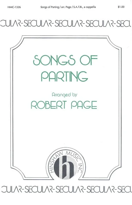 Songs Of Parting SATB Divisi A Cappella (Octavo)