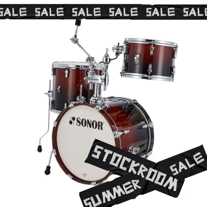 Sonor AQ2 Bop/Jazz Drum Kit 18″ Bass Drum – Brown Fade