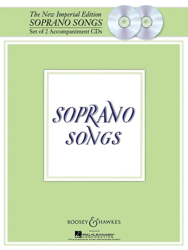 Soprano Songs Imperial 2CD Accomp Book