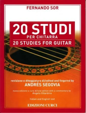 Sor : 20 Studies For Guitar (20 Studi Per Chitatta)