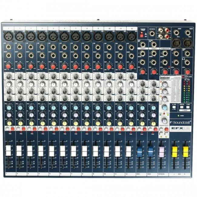Soundcraft EFX12 12 Channel Mixer 2x Stereo Channel Mixer with Lexicon Effects